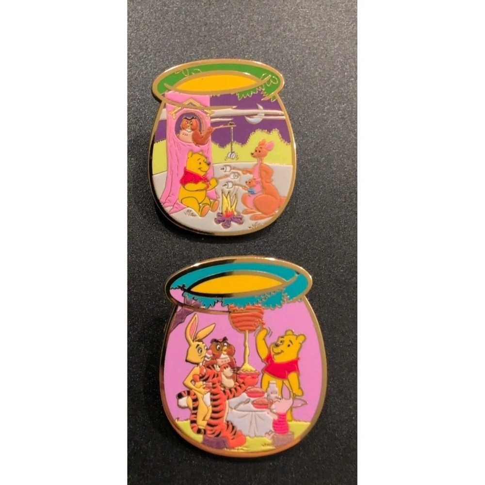 Boxlunch Disney Winnie the Pooh Character Honey Pot Blind Box Enamel Pin Set - Picture 4 of 5